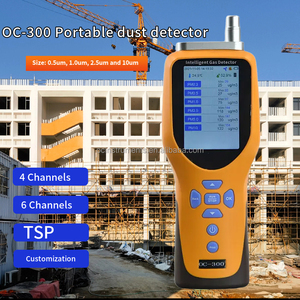 Contatore di Particelle Portatile OC-300 0.5/1.0/2.5/10μm con Registrazione Dati Temperatura e Umidità (100.000 Dati), IP65 per Ispezione Aria Interna Ospedaliera - Product Image 1