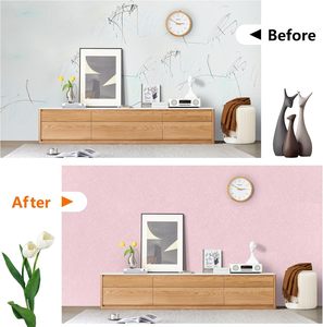 Papel pintado <span class=keywords><strong>de</strong></span> seda <span class=keywords><strong>Rosa</strong></span> personalizado ORON DECO vinilo autoadhesivo impermeable para paredes <span class=keywords><strong>de</strong></span> habitaciones <span class=keywords><strong>de</strong></span> niñas fácil <span class=keywords><strong>de</strong></span> instalar - Product Image 6