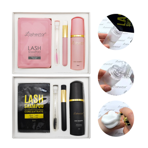 Nhãn Hiệu Riêng Nước Mắt Miễn Phí Lash Bọt Sữa Rửa Sạch Tập Trung Kit Dầu Miễn Phí Loại Bỏ Lông Mi Trang Điểm Salon Và Nhà Sử Dụng Lash Dầu Gội Kit - Product Image 5