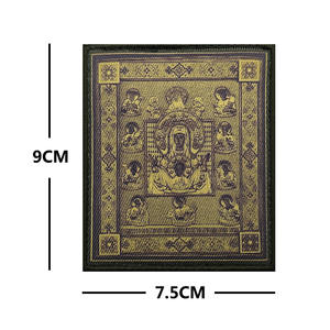 Parche de hierro con borde cortado con láser bordado de chenilla con insignia de flor impresa en 3D roja para pegatina de mochila - Product Image 3