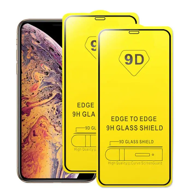 Wholesale 9D 21D Hd 9H Hardness Phone Tempered Glass Screen Protector for Iphone 11 12 13 14 15 16 Screen Protector