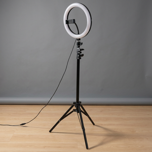 Luce ad Anello LED Kooper 128 con Cavo USB da 200cm, 5V USB, in Acciaio Inox e ABS per Attrezzatura da Streaming Live - Product Image 3