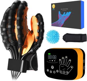 Sarung tangan elektrik cerdas, peralatan latihan pasien, sarung tangan Orthosis jari Hemiplegia, sarung tangan rehabilitasi Stroke untuk orang tua, bersertifikat CE - Product Image 1