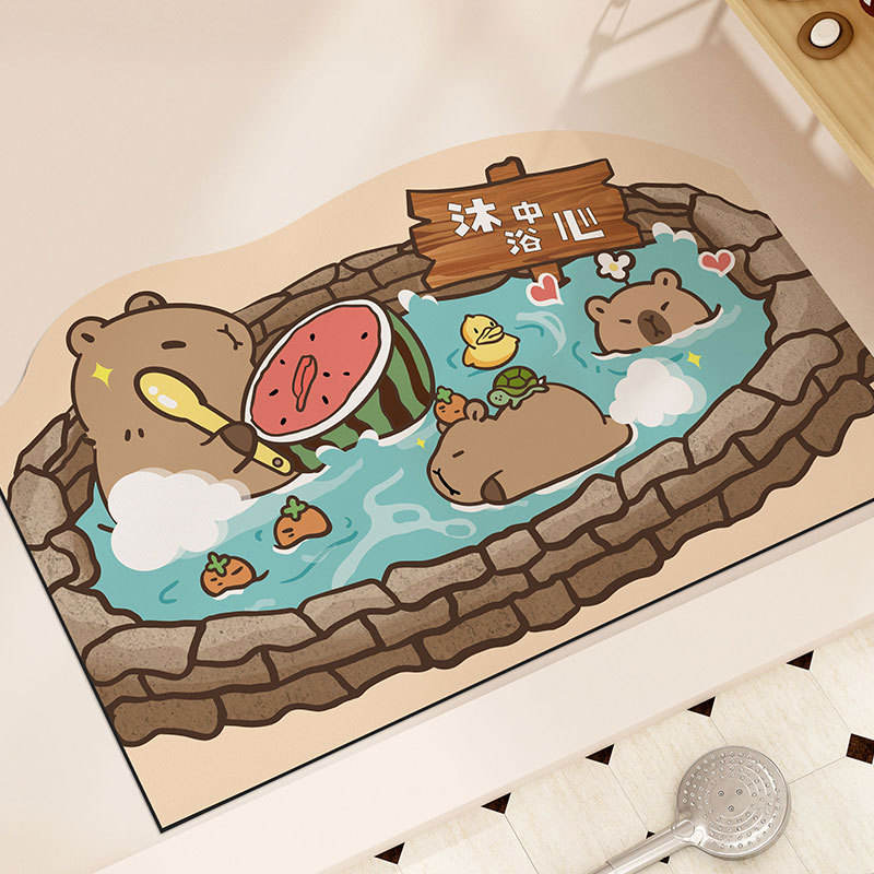 Capibara-ศูนย์อาบน้ำ