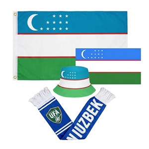 POD Uzbekistan&47 World Teams Flags Scarf Waistband <b>Hats</b> Caps Football Fan Gift Accessories for 2026 America Soccer Cup - Product Image 1