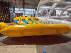 Bateau banane gonflable de luxe de grande taille pour usage commercial, jouet aquatique amusant pour les vacances à la <span class=keywords><strong>plage</strong></span>, le surf, les fêtes de groupe et le divertissement - Product Image 2