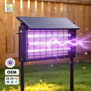 Pittar Solar Mosquito Killer Lamp 58x35x98cm Outdoor Garden Pest Control With <b>Light</b> <b>Sensor</b> Automatic Operation - Product Image 1