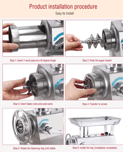 New Commercial <b>Meat</b> <b>Grinder</b> Slicer Machine Automatic 120kg/h 220v/380v - Product Image 3