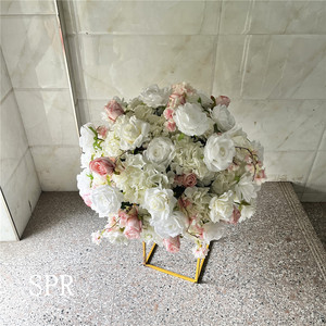 SPR 50CM דקורטיבי שולחן רץ זר סידור מרכזי חתונה קישוט כדור פרחים מלאכותיים סידורי - Product Image 4