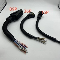 Conector de Riel Común, Placa de Circuito Impreso, Conector de ECU, Módulo de Inyector Automotriz, Arnés de Cables, 16 Pines, 36 Pines, 89 Pines, EDC7 para ECU Bosch