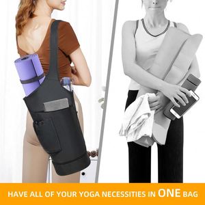 Sac de yoga grand format, échantillon gratuit, haute qualité, avec poche, écologique, en polyester - Product Image 6