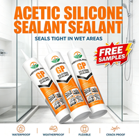 Scellant silicone acétique à usage général, durcissement rapide, étanche, adhésif pour le collage du verre, durcissement acetoxy