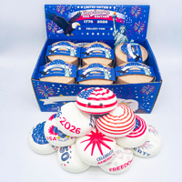Caja Misteriosa Viral 250 Aniversario EE. UU. Pelota Antiestrés Squishy Bun Dumplings Día de la Independencia Temática Americana Juguete Sensorial