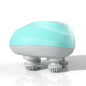 Masajeador de Cabeza Eléctrico Portátil con Vibración, 4 Cabezales de Masaje, Impermeable, Mini Masajeador de Cabeza Tipo Pulpo - Product Image 6