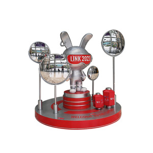 Escultura de Conejo de Fibra de Vidrio Libit Yuanyu para Centros Comerciales, Figura Artística del Año Nuevo Chino - Product Image 4