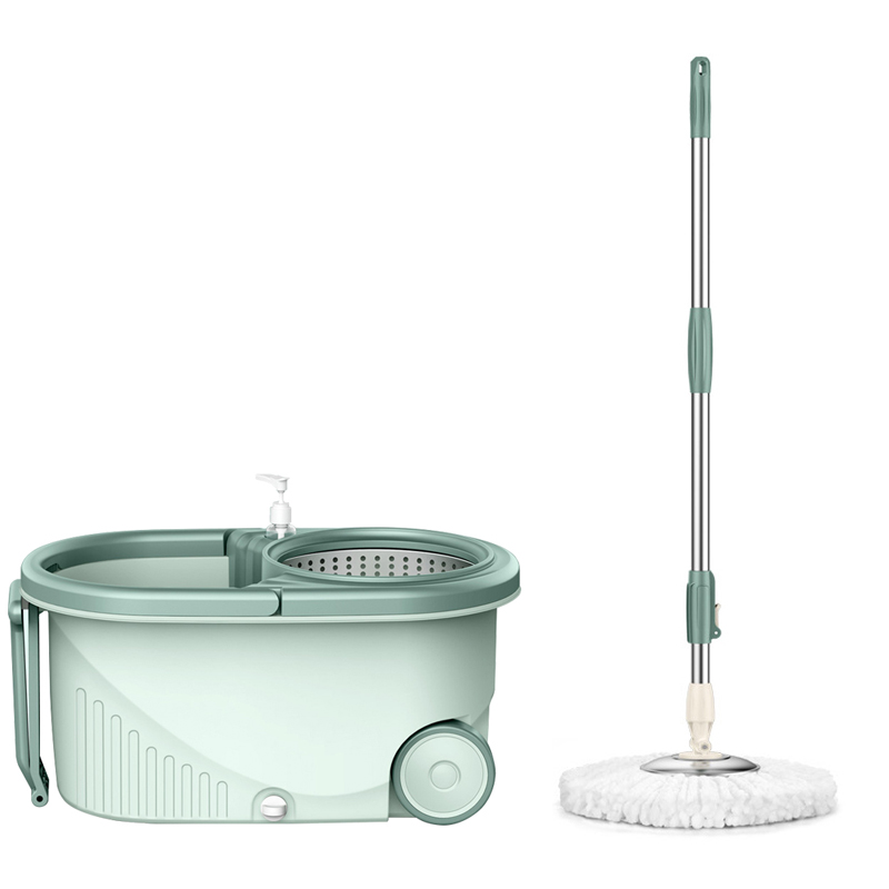 Заводская Лидер продаж, волшебная Швабра для пола, легкая 360 Вращающаяся Швабра из микрофибры для ванной комнаты, вращающаяся швабра и ведро, набор с колесами