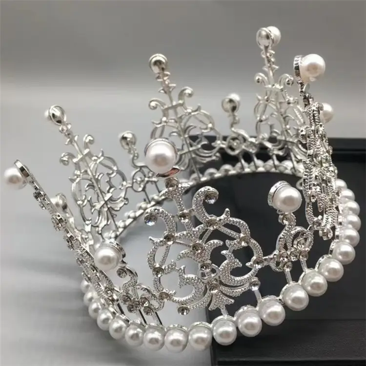 Geburtstag Krone Dekoration Stirnband Gold Haar Krone Prinzessin Legierung Krone Kuchen Ornamente