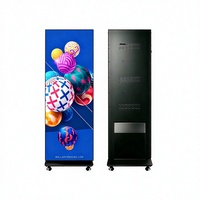 Écran LED numérique vertical pliable HDR10, luminosité 1000 cd, étanche IP65, résolution personnalisée 3840 Hz, profondeur de couleur 12 bits, Adobe