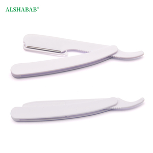 <span class=keywords><strong>Rasoir</strong></span> de sécurité jetable en plastique pliable ALSHABAB <span class=keywords><strong>pour</strong></span> la coupe de la <span class=keywords><strong>barbe</strong></span> et des cheveux des hommes, <span class=keywords><strong>lame</strong></span> en acier inoxydable, rasage droit - Product Image 3
