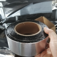 Ruban de membrane d'étanchéité au bitume auto-adhésif ANTI, ruban de bitume en aluminium de 150mm pour les fuites de toit, les interstices de seuil de fenêtre