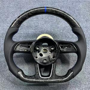 Volante de Fibra de Carbono Brillante para <span class=keywords><strong>Audi</strong></span> A3 8V A4 B9 <span class=keywords><strong>A5</strong></span> <span class=keywords><strong>F5</strong></span> Q5 8R - Product Image 5