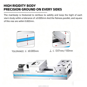 0.01mm chính xác máy CNC <span class=keywords><strong>Vise</strong></span>, 200mm hàm phạm vi, nhanh chóng phát hành thiết kế mô-đun cho trung tâm gia công - Product Image 6