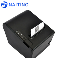 Pemotong Otomatis Printer Penerimaan Termal Bluetooth, Cetak Kecepatan Tinggi 80MM POS