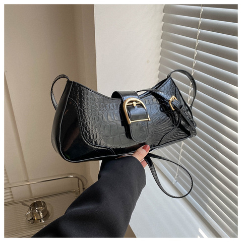 2024 Spring New Fashion Simple Female Crossbody Bag Small Square Shoulder Bag with Casual Texture Storage Bags