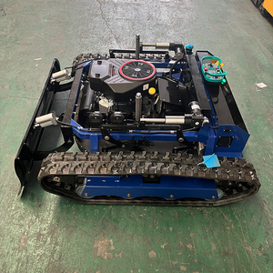 Nouvelle <span class=keywords><strong>tondeuse</strong></span> et pelle à neige 2-en-1 de type char d'assaut industriel avec bac de ramassage pour l'entretien des pelouses et le déneigement - Product Image 2