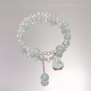 Sweet Jewelry <b>Beaded</b> Pearl Gourd <b>Bracelet</b> Shiny Glaze <b>Beaded</b> <b>Bracelet</b> Jewelry Fantasy Popcorn Cracked Crystal Beads <b>Bracelet</b> - Product Image 4
