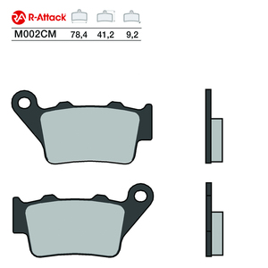 Plaquettes de frein moto R-Attack M002CM carbone-céramique arrière homologuées R90 - Product Image 1