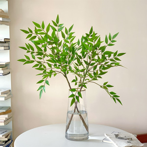 Plante artificielle Nandina Qingyu Chronicle 30cm-100cm en PVC souple pour décoration intérieure, mariage et maison - Product Image 3