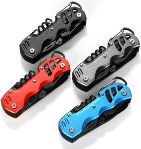 أداة متعددة الاستخدامات للبقاء على قيد الحياة في الهواء الطلق والتخييم، سكين قابل للطي من الفولاذ المقاوم للصدأ، يدعم التصنيع حسب الطلب لمقصات DIY - Product Image 3