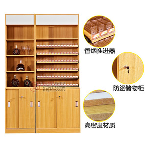 Rd Wooden Checkout Counter 2 Compartments Modern Design For Supermarket Convenience Store Bar - Product Image 4