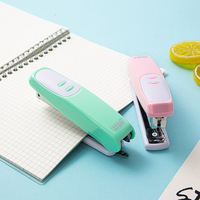 Agrafeuse manuelle 1 Macaron couleur pour agrafe taille L2 Simple multi-usage pour bureau ou étudiants Pin couleur aléatoire