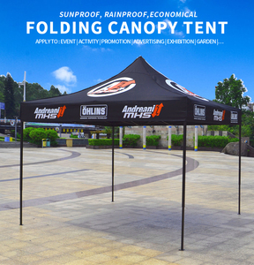FEAMONT-Tienda Pop-Up de 3x3m con impresión de logotipo personalizado, con marco de acero y cubierta Oxford para ferias al aire libre - Product Image 2
