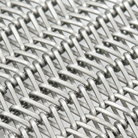 Courroie en maille spirale en acier inoxydable 304 de qualité alimentaire, résistante à la chaleur, à structure métallique équilibrée, pour four à tunnel