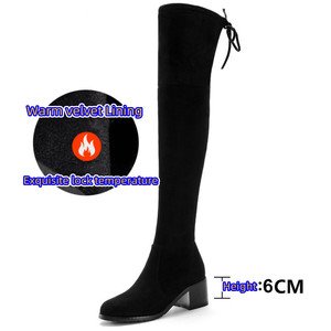 <span class=keywords><strong>Tacco</strong></span> 3 <span class=keywords><strong>Cm</strong></span> <span class=keywords><strong>donna</strong></span> finta pelle scamosciata sopra lo stivale al ginocchio <span class=keywords><strong>tacco</strong></span> piatto punta tonda fodera in velluto caldo sopra il ginocchio <span class=keywords><strong>stivali</strong></span> alti per <span class=keywords><strong>donna</strong></span> <span class=keywords><strong>donna</strong></span> - Product Image 6