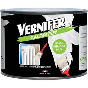 Émail de radiateur blanc satiné 500 ml 'Vernifer' Cire et vernis de qualité supérieure pour un entretien optimal du radiateur - Product Image 2