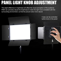 Zsyb più popolare CRI96 P900 2700K-6500K dimmerabile professionale Led Video fotografia luce per Fill Vlog TikTok YouTube