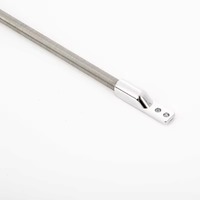 Protecteur de boucle de porte en acier inoxydable, tube métallique flexible, protection anti-pincement pour système de contrôle d'accès et serrure de porte