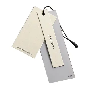 Etichetta di abbigliamento che fa carta di carta kraft appesa carta di abbigliamento da uomo da donna che fa borsa design del marchio di fabbrica di gioielli