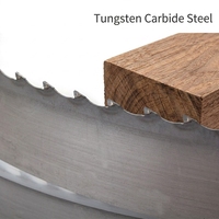 Lame de scie à ruban industrielle OEM pour le travail du bois, 40x0,9 mm, 1,5 TPI, pour bois tendre et bois dur, lame de scierie portative