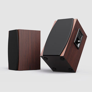Nouveaux haut-parleurs HiFi à basses profondes 2.0, enceintes bibliothèque en bois, système de son home cinéma - Product Image 5