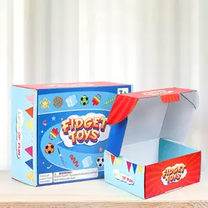 Toptan özelleştirilmiş baskı oyuncak ambalaj hediye kutusu lüks karton kağıt hediye kutusu ambalaj