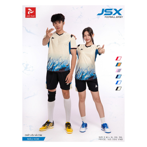 Meilleures ventes de maillots de football écologiques et personnalisables avec broderie personnalisée, ensembles Just Play Factory prêt à expédier - Product Image 1