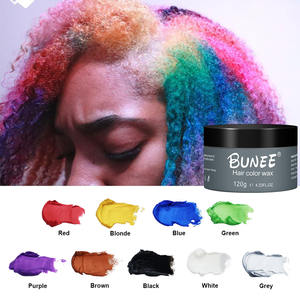 Cera Temporal para el Cabello BUNEE <span class=keywords><strong>de</strong></span> 120g, <span class=keywords><strong>Color</strong></span> Gris Plateado con Acabado Mate, Crema <span class=keywords><strong>de</strong></span> Coloración Capilar - Product Image 4