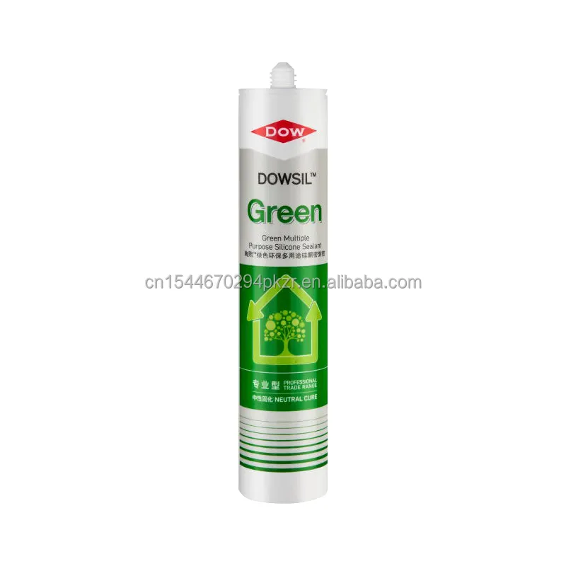 Dowsil green 300ml environmental multiple purpose white transparent paste silicone sealant for sealing general purpose