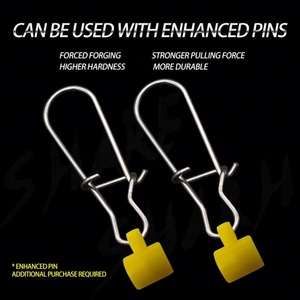Heavy Duty Fishing Sinker Slide Fish Line Finder Slider Duo <span class=keywords><strong>Lock</strong></span> Snaps conector Cabeza de plástico - Product Image 3