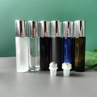 Flacon vide en verre de 5 ml et 10 ml pour déodorant triple roll-on, avec design parfumé sérigraphié pour tube cosmétique